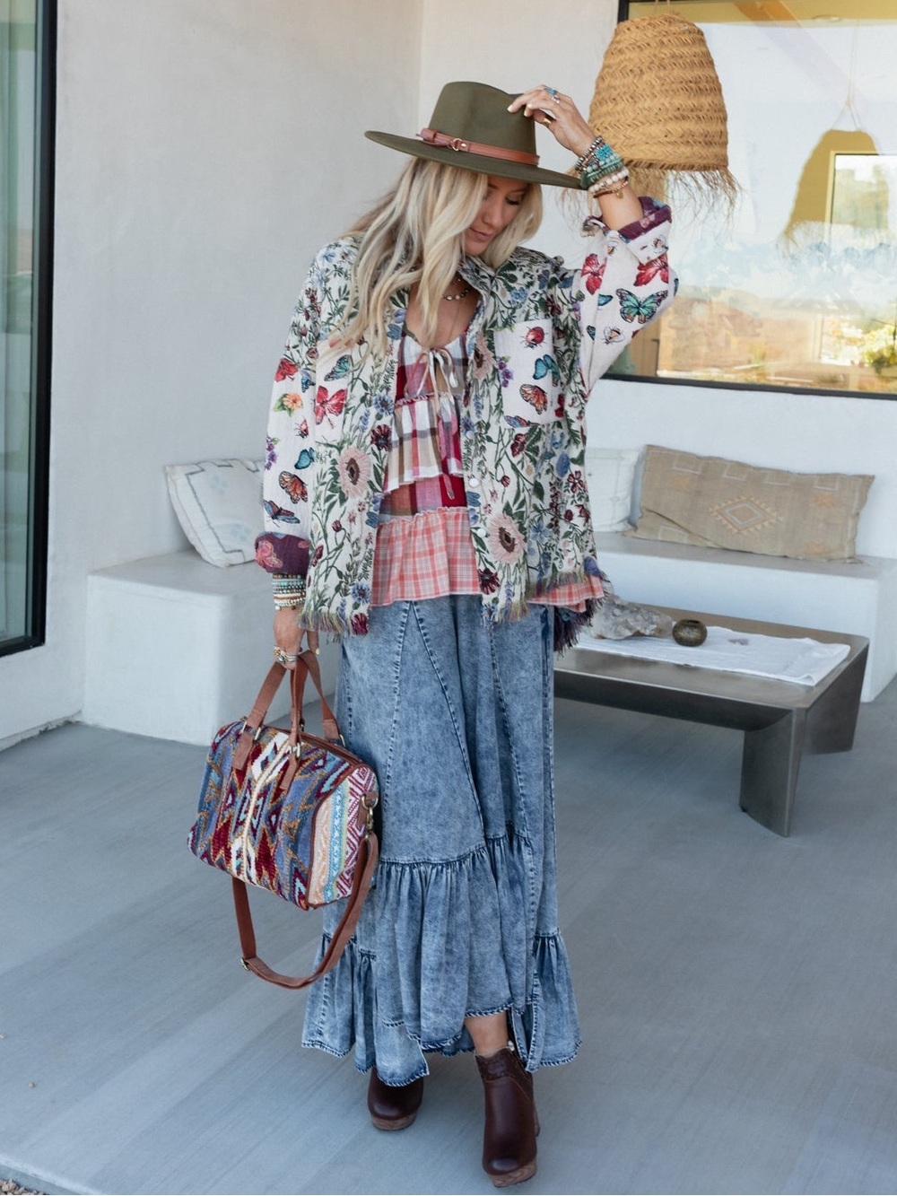 POL Butterfly Effect Jacquard Jacket - Picture 4 of 9